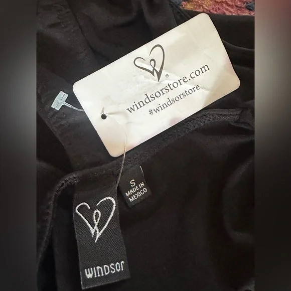 Windsor Black Women’s Bodysuit with Chain Detail - Picture 3 of 5